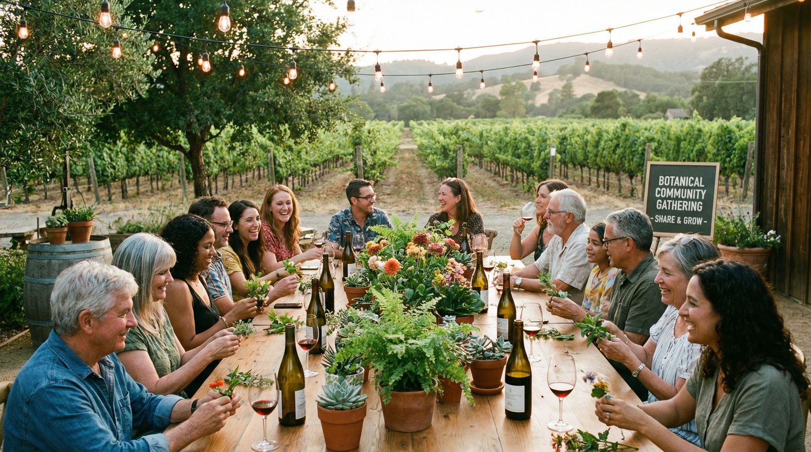 小马拉大车植物社区活动
